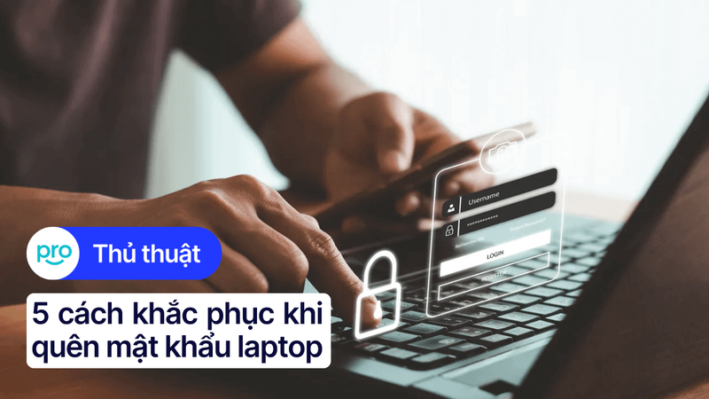5 cách khắc phục khi quên mật khẩu laptop Win 11 đơn giản