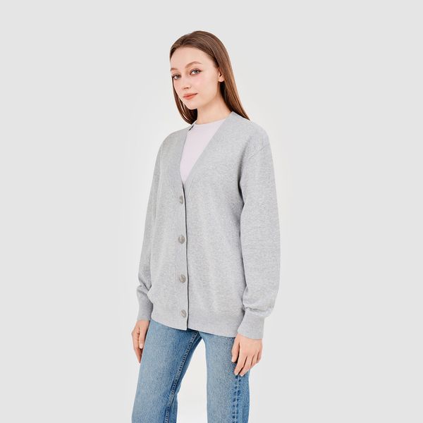 Knitted Cardigan Without Pocket